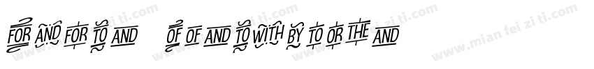 DSert ExtraLight字体转换